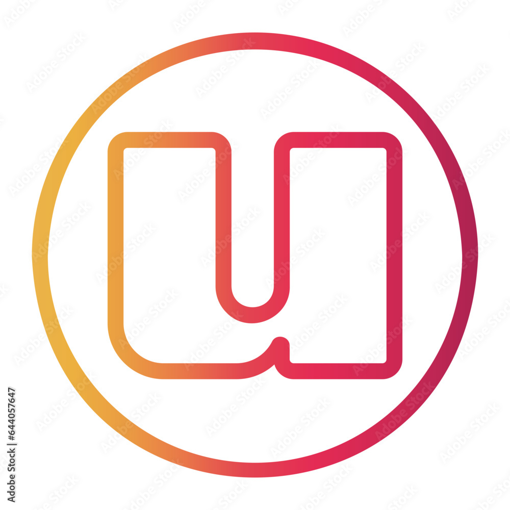 letter u icon
