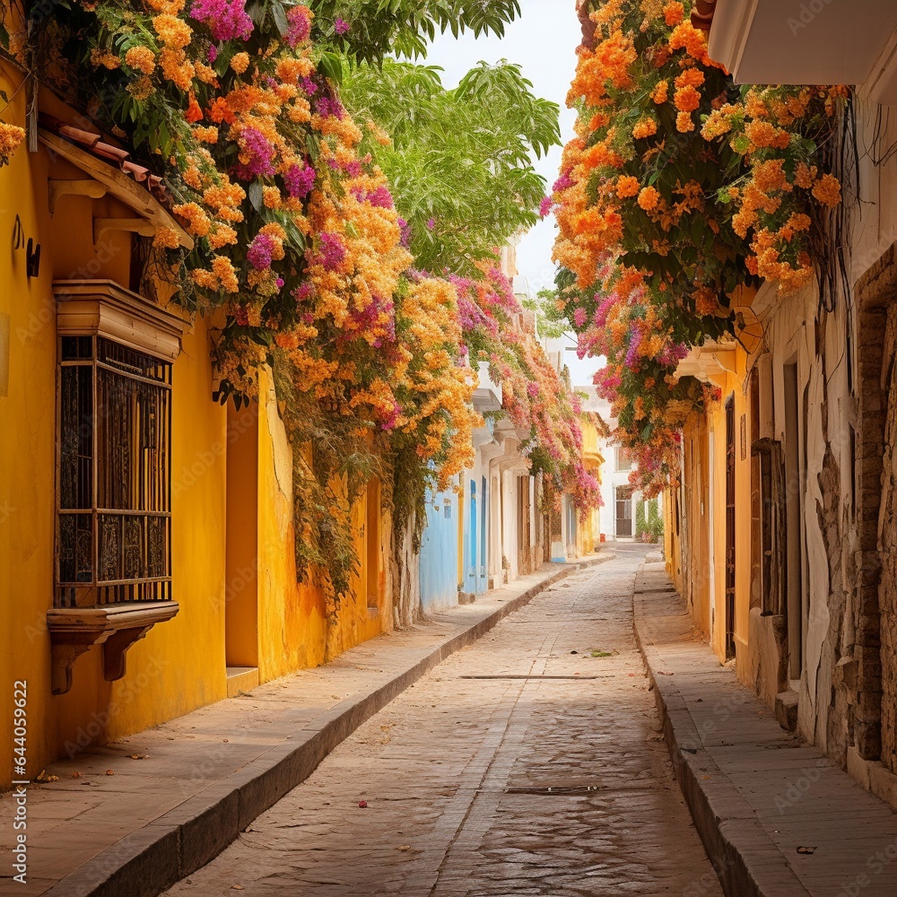 Obraz premium Enchanting streets of Cartagena