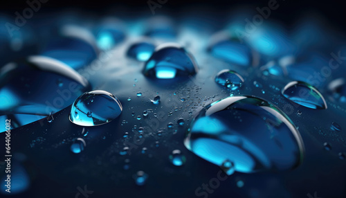 Abstract water drops