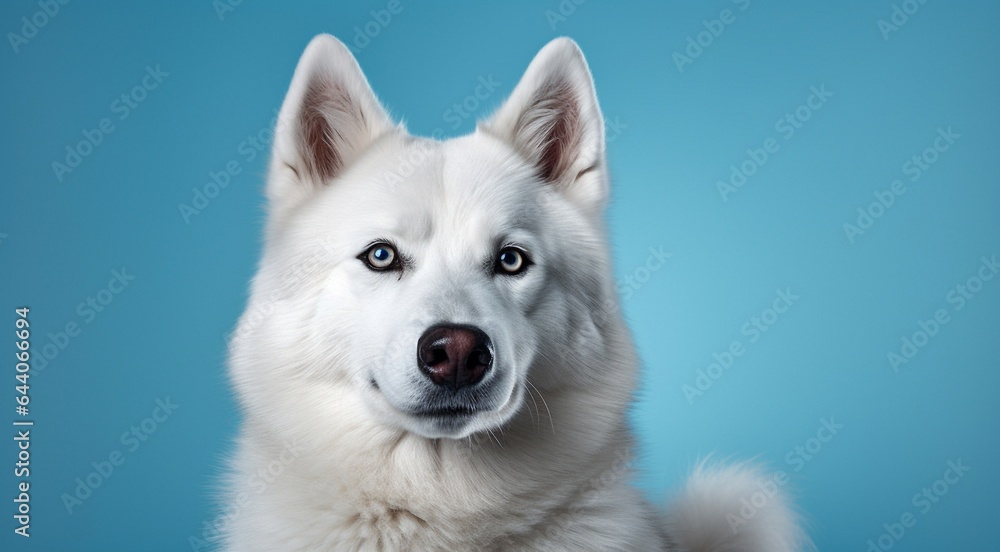 dog on the abstract background, dog face, close-up of dog face, dog portrait on background, looking dog