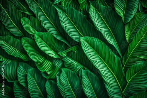 green leaves background