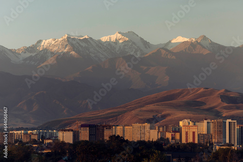 Tienshan Mountains in Bishkek, Kyrgyzstan photo
