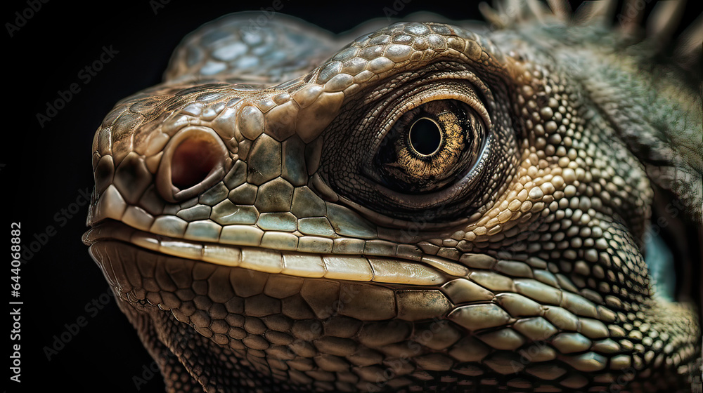 Fototapeta premium Animal Portraits, the beauty and unique features of individual animals, capturing their essence in close-up shots. AI generative