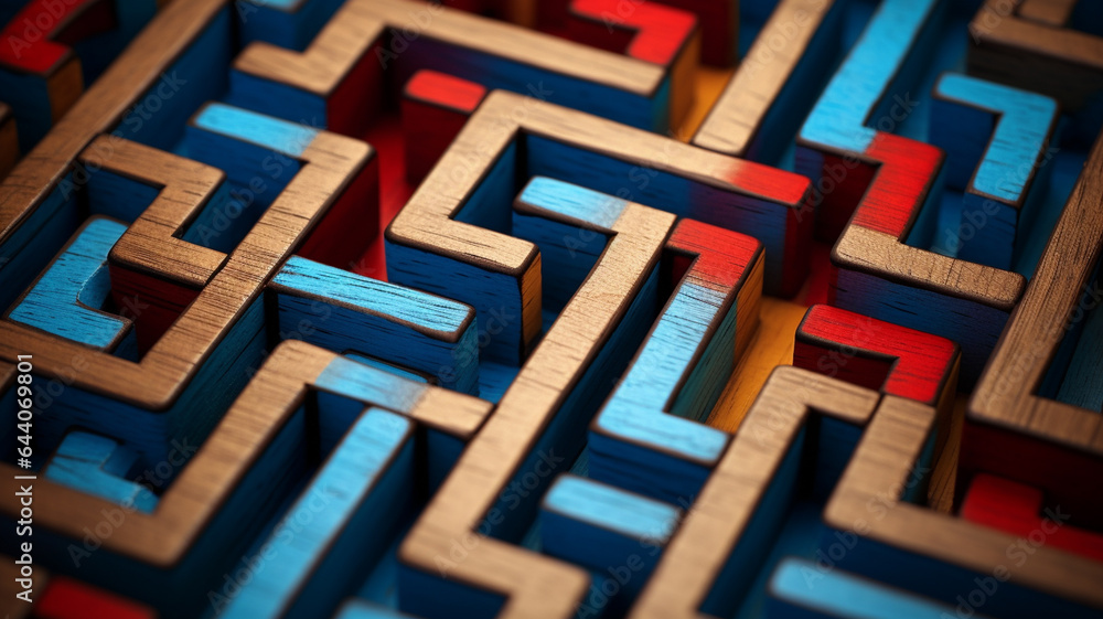 colorful maze, paths colorful maze, paths