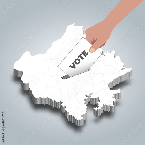 Rajasthan election, casting vote for Rajasthan, state of India