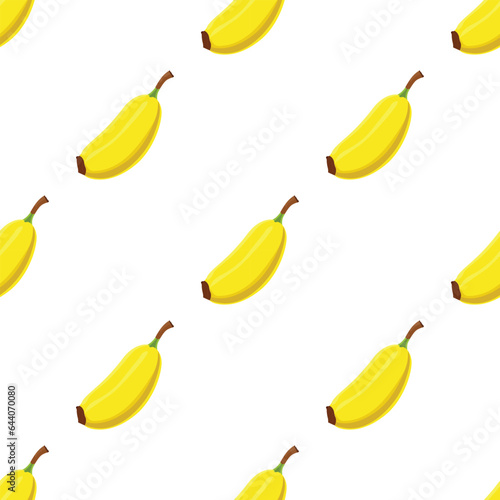 Bananas on pink background. Banner. Top view. Creative summer concept pop art design. minimalist style lying down