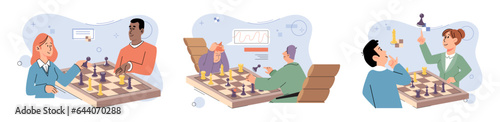 Game together. Family fun. Friendship time. Vector illustration. Family game nights filled with laughter, friendly banter, and endless fun Board games provide opportunity to disconnect from screens