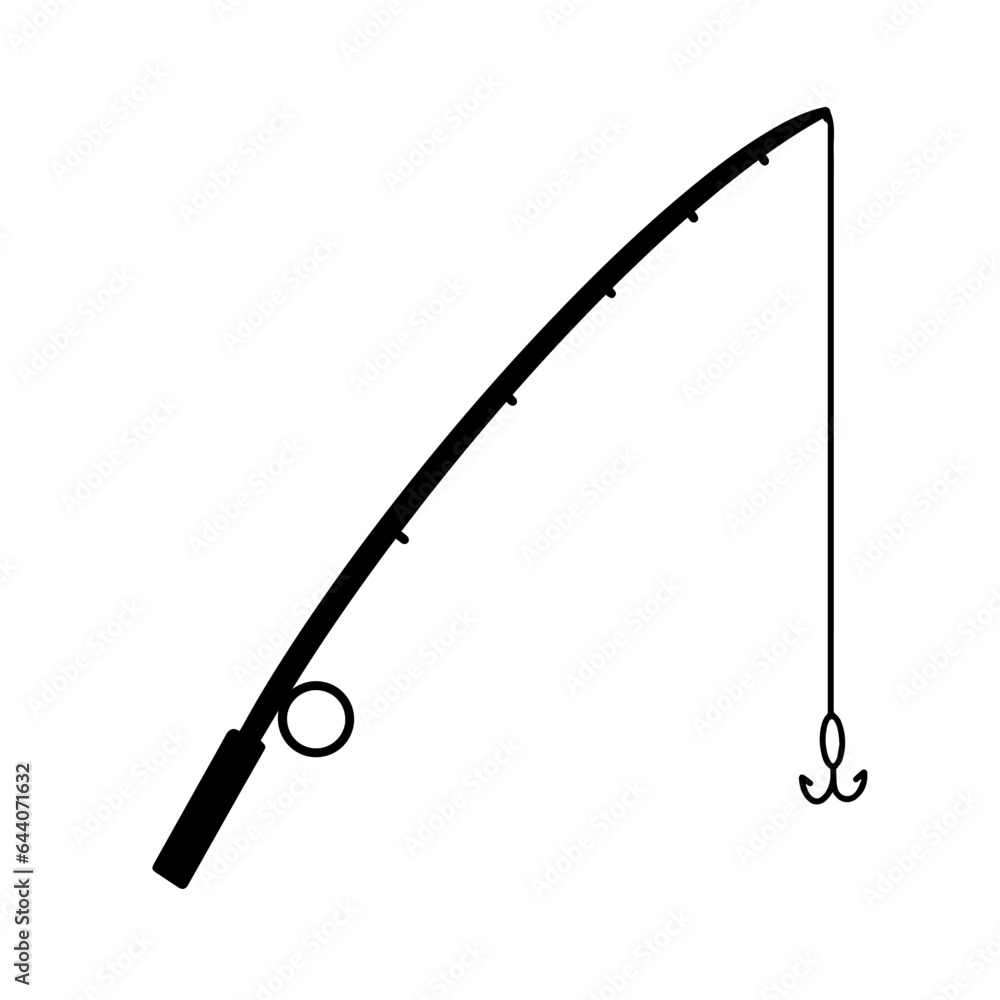 Fishing Rod Icon Fishing Rod Icon