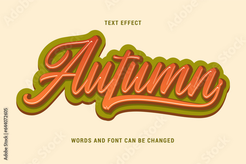 Wallpaper Mural autumn season text effect editable eps cc Torontodigital.ca