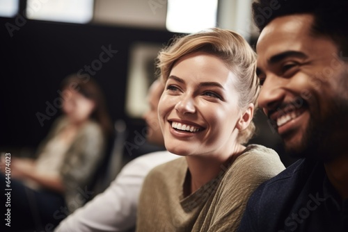 shot of a happy young couple attending a workshop