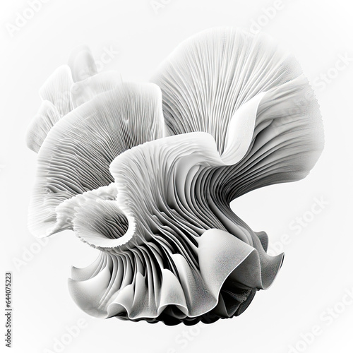 Organic sculpture.Fluid Spiral: An Abstract White Sculpture,abstract background with spiral