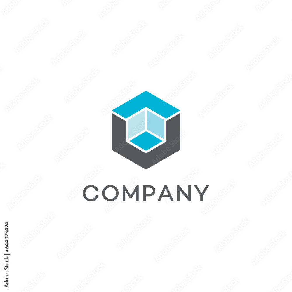 Geometric box Logo, design, brand identity, icon, trademark, company logo, monogram editable Geometric box Logo, design, brand identity, icon, trademark, company logo, monogram editable