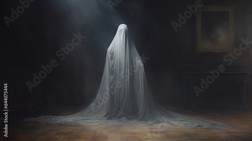 retrato de corpo inteiro de um fantasma
