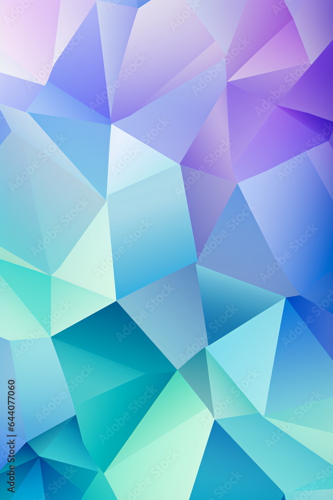 Fototapeta premium Abstrakter bunter polygonaler Hintergrund mit Farbverlauf Polygons