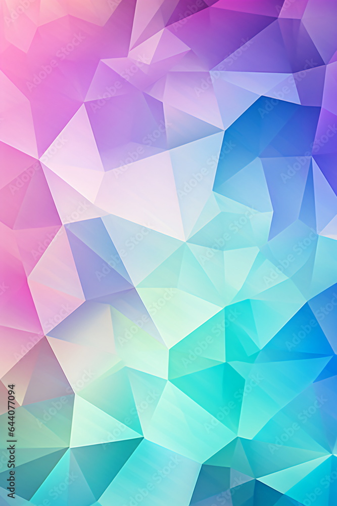 Abstrakter bunter polygonaler Hintergrund mit Farbverlauf Polygons