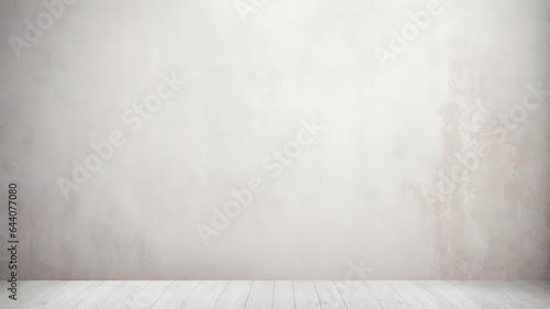 Empty White Grainy Wall Background - Minimalist Elegance and Textured Simplicity 