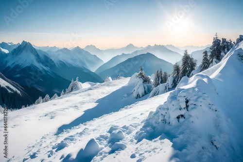 winter mountain landscape © jahanzaib