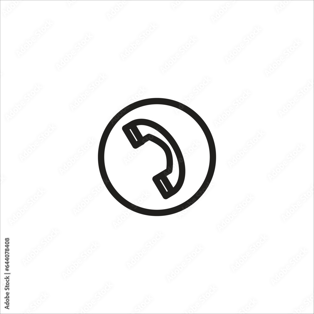 phone vector icon line template phone vector icon line template