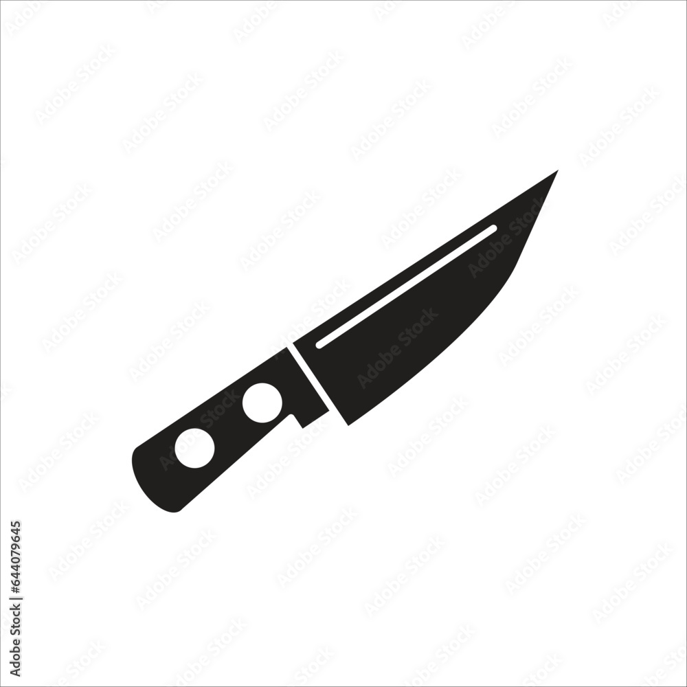 knife vector icon line template knife vector icon line template