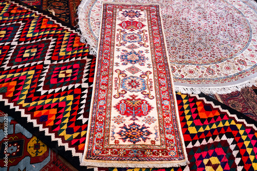 Colorful Turkish Carpet Street Home