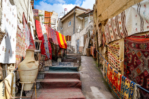 Colorful Turkish Carpet Street Home