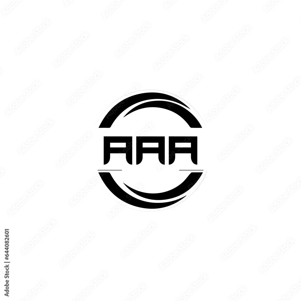 AAA circle letter logo design with circle . AAA circle logo design monogram. AAA circle vector logo template with black and white or red color. AAA circle logo Simple, Elegant, and Luxurious design. AAA circle letter logo design with circle . AAA circle logo design monogram. AAA circle vector logo template with black and white or red color. AAA circle logo Simple, Elegant, and Luxurious design.