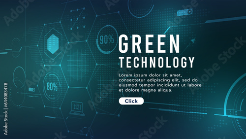 Hi-tech digital green technology futuristic circuit digital. Abstract futuristic curve digital line design.Modern futuristic design.Digital landscape pattern technology.Vector illustration.