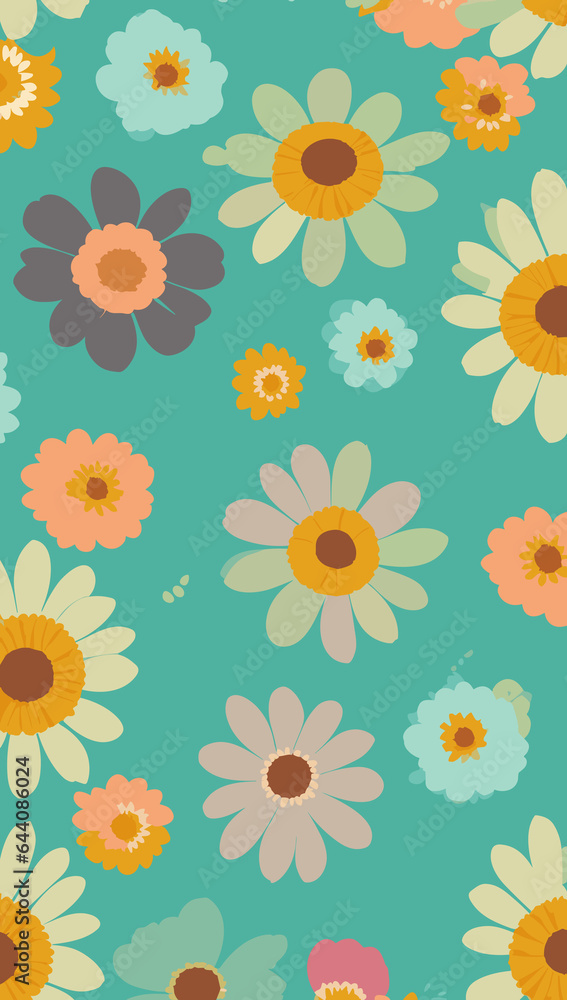 Beautiful Daisy Flower Pattern Beautiful Daisy Flower Pattern