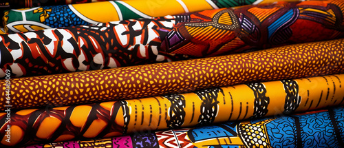 Afrykańskie wzorzyste materiały - bawełna, poliester. Chitenge, kitenge.