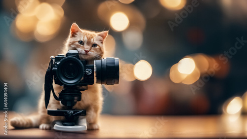 The photographer cat photo