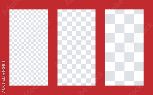 Checkered geometric grid seamless patterns, set of 3. Monochrome grey white cream colors check templates. Business background for web card, social media, banner, poster