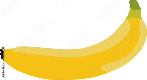 banana single icon isolated on white background
