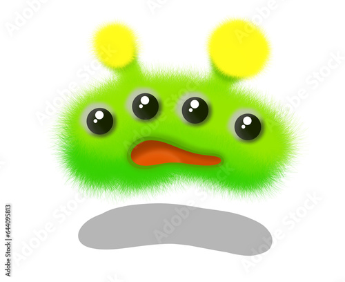 funny green monster