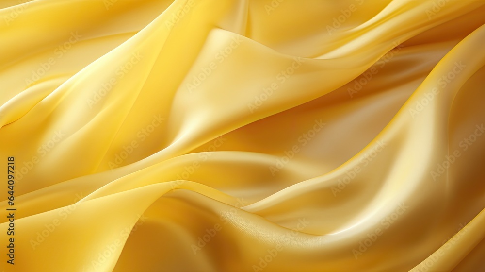yellow silk fabric - generative ai yellow silk fabric - generative ai