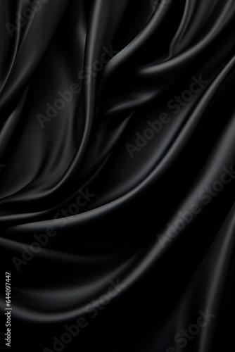 black silk background - generative ai