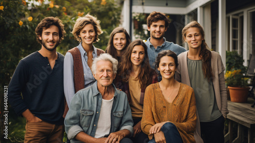 Portrait Multi - Generation Family Outdoors