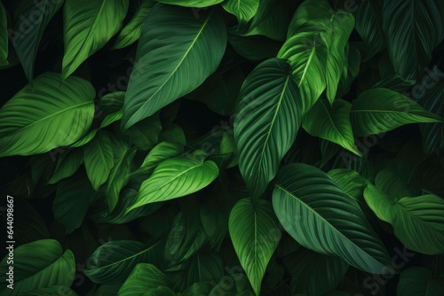 Green leaves background with texture © Creative Clicks