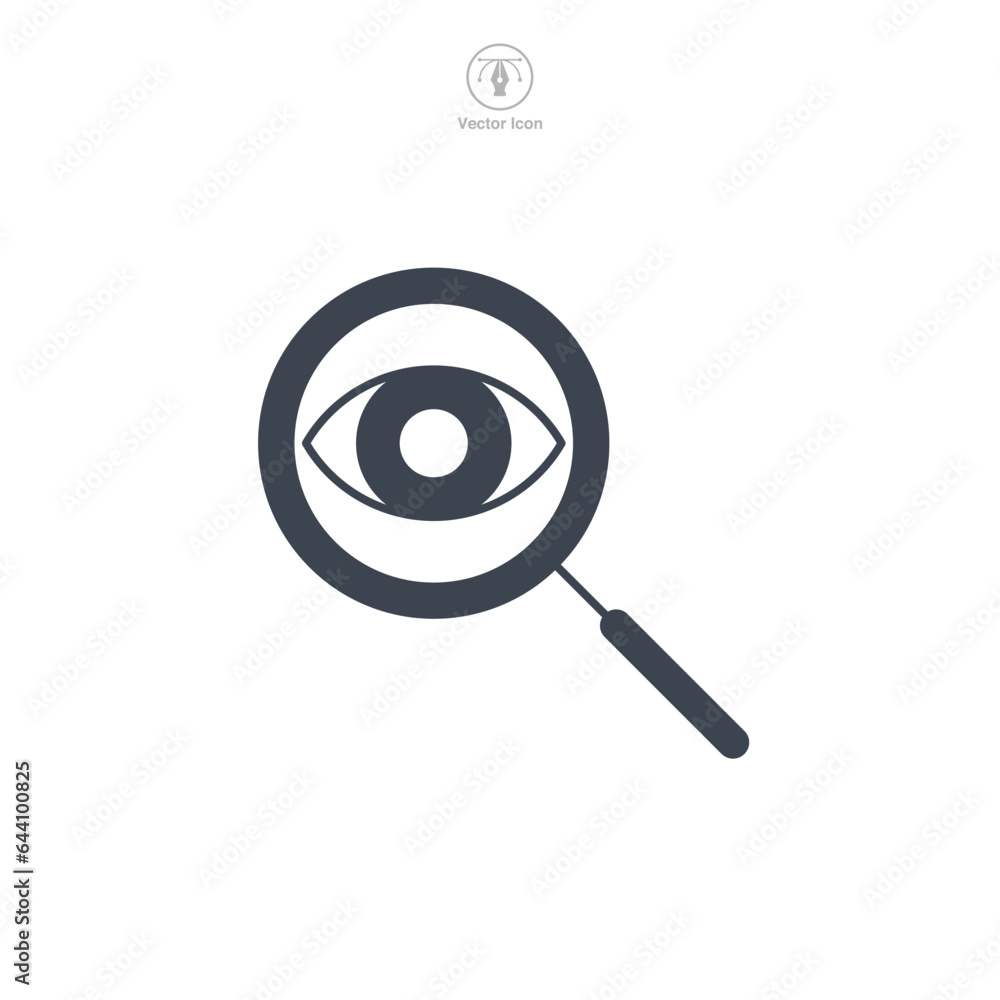 Spy icon symbol vector illustration isolated on white background Spy icon symbol vector illustration isolated on white background
