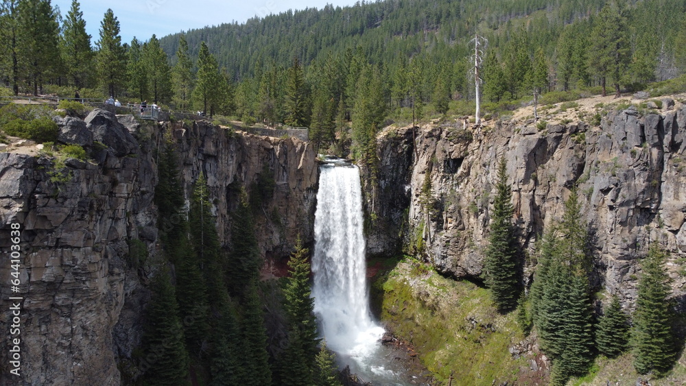 Tumalo Falls Waterfall Tumalo Falls Waterfall