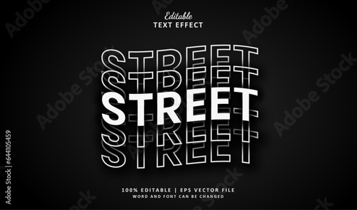 Street editable text effect urban streetwear style.