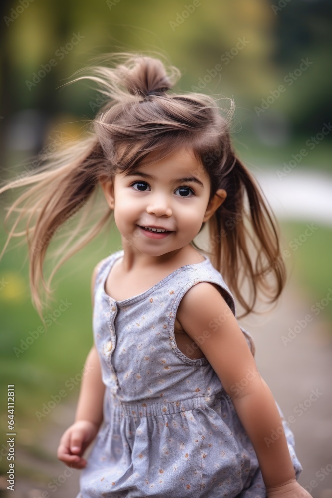 shot of an adorable little girl playing outside shot of an adorable little girl playing outside