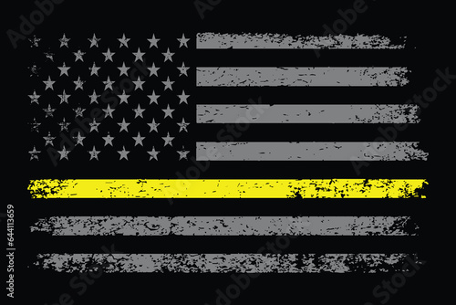 Thin Yellow Line Flag Design
