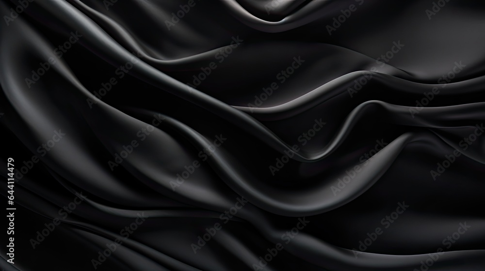 black satin background - generative ai black satin background - generative ai