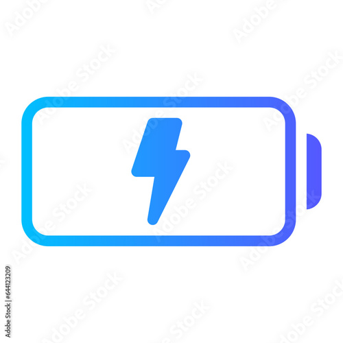 charge gradient icon