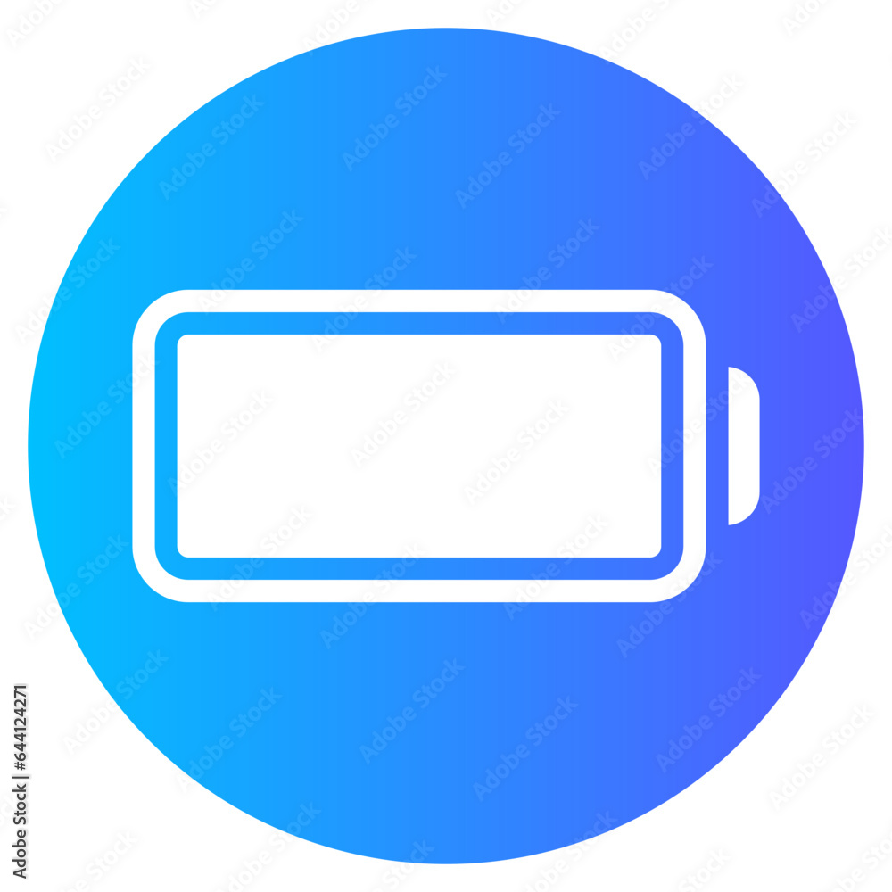 full battery gradient icon full battery gradient icon