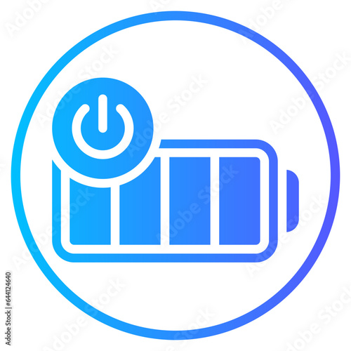 on off gradient icon