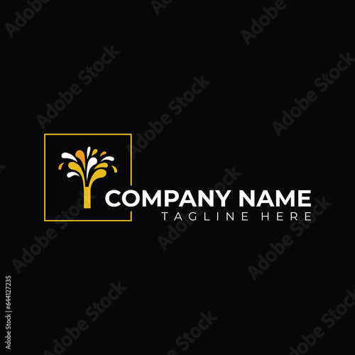 I initialed logo, Created a logo for a new company. logo for company