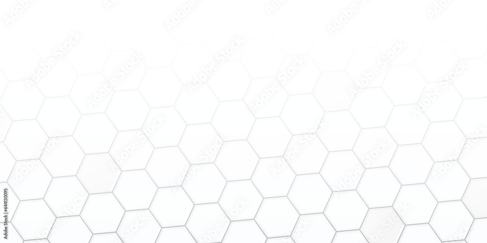 abstract white hexagon background design a white honeycomb grid pattern. . geometric background abstract white hexagon background design a white honeycomb grid pattern. . geometric background