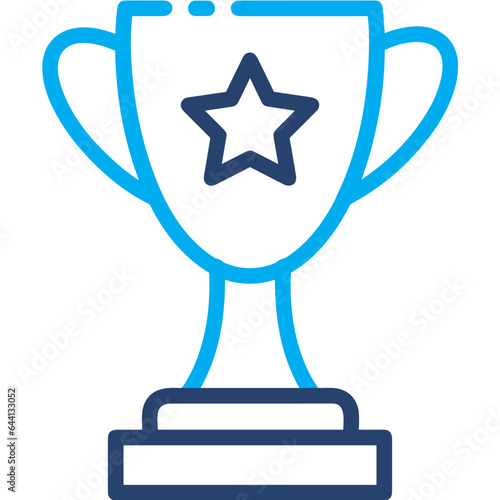 Winner success icon symbol vector image . Illustration of reward champion win championship bedge design image 