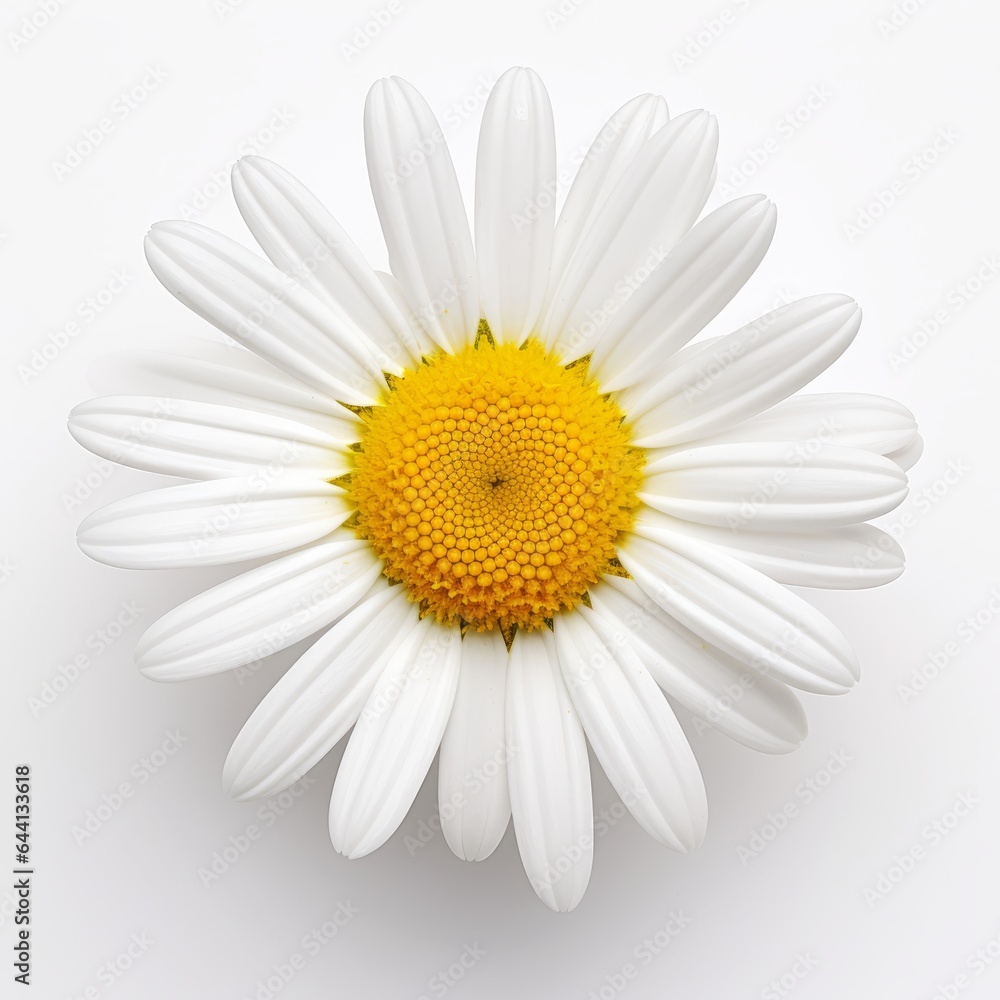 Fototapeta premium Photo of Daisy Flower isolated on a white background